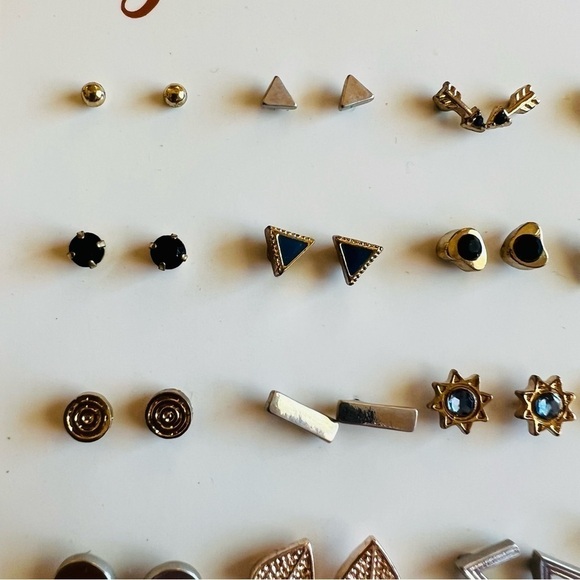 G by Gennaro Women's Gold/Silver Earrings Set NEW - Picture 4 of 6